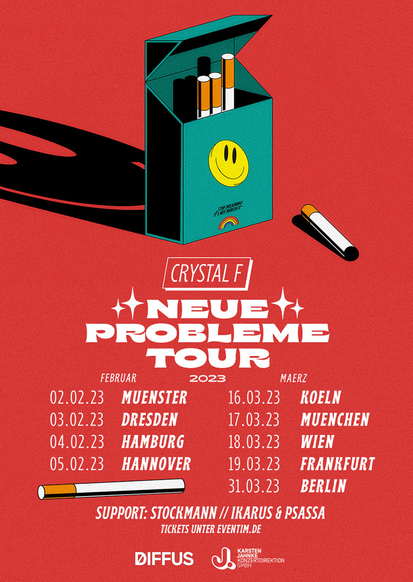 CRYSTAL-F | „NEUE PROBLEME“ Tour 2023